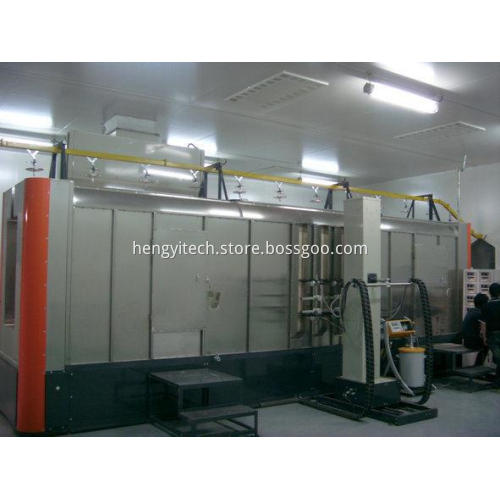 Doors automatic powder painting equipment